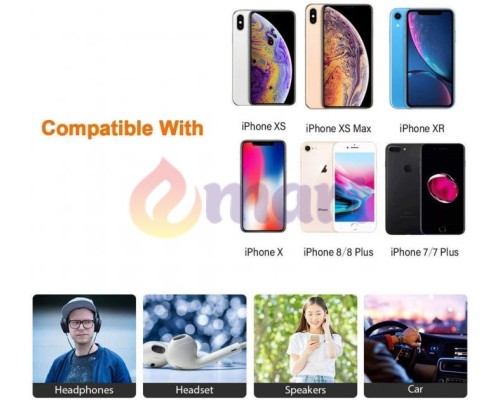 Адаптер Lightning - 3.5 mm перехідник для iPhone AUX PAVLYSH PA-14 Адаптер Lightning - 3.5 mm перехідник для iPhone AUX PAVLYSH PA-14