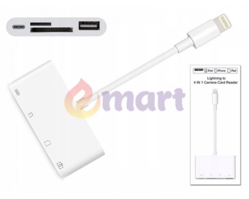 Перехідник для iPhone на USB и SD/TF Card Reade PAVLYSH (PA-42) Перехідник для iPhone на USB и SD/TF Card Reade PAVLYSH (PA-42)