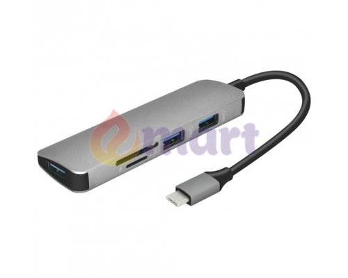 USB хаб на 3 USB 3.0 SD TF Card Reader перехідник для MacBook PAVLYSH P-2 