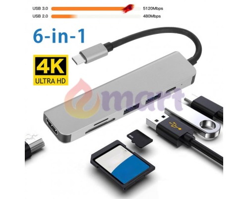 USB хаб на Type-C на HDMI 2 USB 3.0 SD TF Card Reader адаптер для MacBook Apple USB-C на HDMI MacBook hub PAVLYSH PH-80 USB хаб на Type-C на HDMI 2 USB 3.0 SD TF Card Reader адаптер для MacBook Apple USB-C на HDMI MacBook hub PAVLYSH PH-80