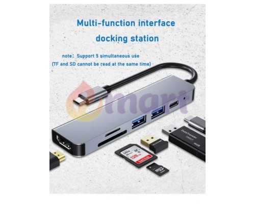 USB хаб на Type-C на HDMI 2 USB 3.0 SD TF Card Reader адаптер для MacBook Apple USB-C на HDMI MacBook hub PAVLYSH PH-80 USB хаб на Type-C на HDMI 2 USB 3.0 SD TF Card Reader адаптер для MacBook Apple USB-C на HDMI MacBook hub PAVLYSH PH-80