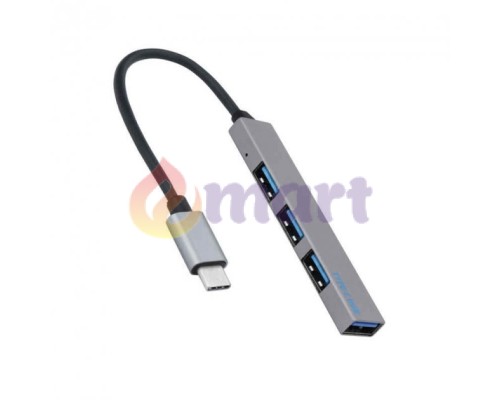 USB хаб 3.0 для MacBook USB HUB to 4-Port USB-A 2.0 перехідник для ноутбука USB-C - Hub Aluminium PAVLYSH (PH-55) USB хаб 3.0 для MacBook USB HUB to 4-Port USB-A 2.0 перехідник для ноутбука USB-C - Hub Aluminium PAVLYSH (PH-55)