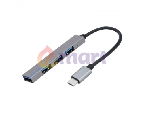 USB хаб 3.0 для MacBook USB HUB to 4-Port USB-A 2.0 перехідник для ноутбука USB-C - Hub Aluminium PAVLYSH (PH-55) USB хаб 3.0 для MacBook USB HUB to 4-Port USB-A 2.0 перехідник для ноутбука USB-C - Hub Aluminium PAVLYSH (PH-55)
