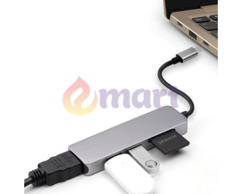 USB хаб на HDMI 2 USB 3.0 SD TF Card Reader перехідник для MacBook адаптер для Apple Type-C на HDMI 2 USB 3.0 PAVLYSH H2 USB хаб на HDMI 2 USB 3.0 SD TF Card Reader перехідник для MacBook адаптер для Apple Type-C на HDMI 2 USB 3.0 PAVLYSH H2