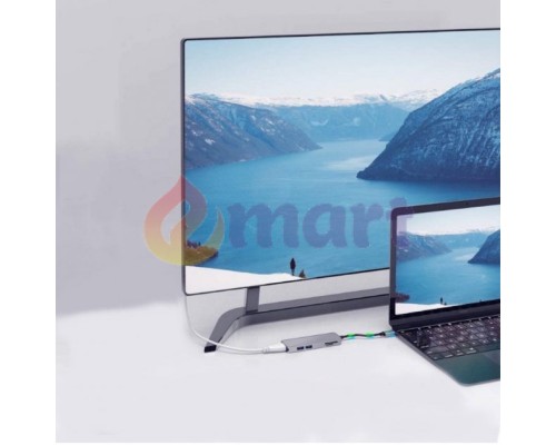 USB хаб на HDMI 2 USB 3.0 SD TF Card Reader перехідник для MacBook адаптер для Apple Type-C на HDMI 2 USB 3.0 PAVLYSH H2 USB хаб на HDMI 2 USB 3.0 SD TF Card Reader перехідник для MacBook адаптер для Apple Type-C на HDMI 2 USB 3.0 PAVLYSH H2