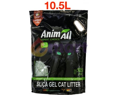 Наповнювач для котів силикагелевий AnimAll Green 10.5 Л Наповнювач для котів силикагелевий AnimAll Green 10.5 Л