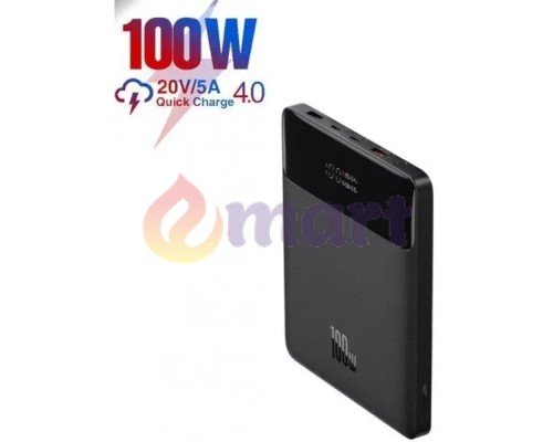 Зовнішній акумулятор (павербанк) Baseus Blade Digital Display 20000 mAh PD 100W Black (PPDGL-01, PPBLD100-S) Зовнішній акумулятор (павербанк) Baseus Blade Digital Display 20000 mAh PD 100W Black (PPDGL-01, PPBLD100-S)