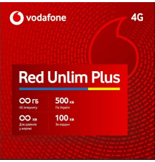 Контракт Тариф Vodafone  Red Unlim Plus