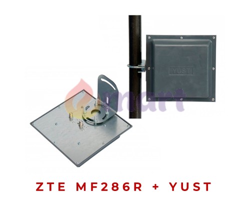 Комплект мобільного інтернету ZTE MF286R + MIMO YUST 17ДБ Комплект мобільного інтернету ZTE MF286R + MIMO YUST 17ДБ