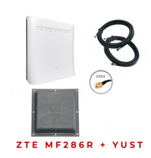 Комплект мобільного інтернету ZTE MF286R + MIMO YUST 17ДБ