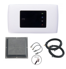 Комплект 4G WiFi роутер ZTE MF920 + антенна MIMO YUST 2x17 Дб кабель и переходник
