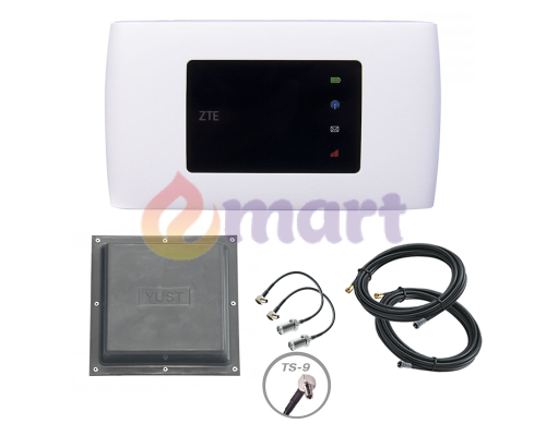 Комплект 4G WiFi роутер ZTE MF920 + антенна MIMO YUST 2x17 Дб кабель и переходник