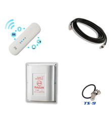 4G комплект WiFi роутер ZTE MF79u з антеною Razor 15 Дб