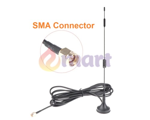 Антенна 4G всенаправленная 12Дб на магните (кабель 1м с разъемом SMA)