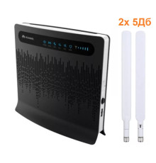 3G/4G LTE WI-FI роутер Huawei B593s-22 Black з підсилюючими антенами 5 Дб