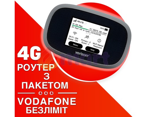 4G Wi-Fi роутер Novatel Wireless Jetpack MiFi 8800L + тариф Vodafone Безліміт 4G Wi-Fi роутер Novatel Wireless Jetpack MiFi 8800L + тариф Vodafone Безліміт