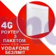 4G роутер ZTE MF286R тариф Vodafone Безліміт