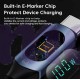 Кабель для швидкого заряджання Toocki Type-C Power Delivery Fast Charge PD, QC3.0 100w з дисплеєм Black, 2 метри