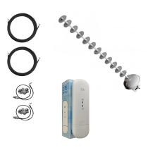 Готовий комплект WiFi 4G мобільний інтернет модем з Wi-Fi ZTE MF79U + MIMO RNet 2x20 дБ + кабель 2x10м