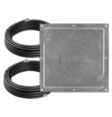 Антена панельна 4G LTE YUST 2x17 Дб MIMO (1700-2700 МГц ) + 2 по 5 метрів кабелю RG58