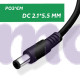 Кабель живлення для роутера від повербанка USB DC 2.1x5.5мм (DC 5521) 12V 2A підвищуючий, 1м
