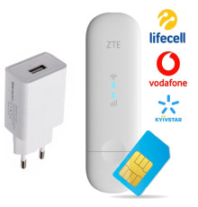 4G/3G модем Wi-Fi роутер ZTE MF79U з адаптером і MIMO роз'ємами під антену (Київстар, Vodafone, Lifecell)
