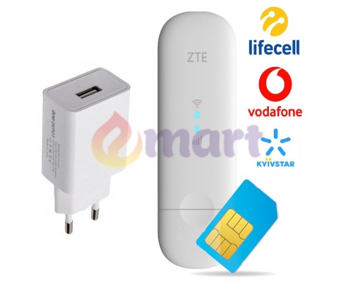4G/3G модем Wi-Fi роутер ZTE MF79U з адаптером і MIMO роз'ємами під антену (Київстар, Vodafone, Lifecell) 4G/3G модем Wi-Fi роутер ZTE MF79U з адаптером і MIMO роз'ємами під антену (Київстар, Vodafone, Lifecell)