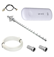 Готовий комплект WiFi 4G мобільний інтернет модем з ZTE MF79U + 4G антена 21 дб + кабель + перехідник