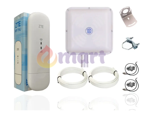 Комплект 4G модем з WI-FI ZTE MF79U з Energy MIMO 15Дб + 2x10м Комплект 4G модем з WI-FI ZTE MF79U з Energy MIMO 15Дб + 2x10м