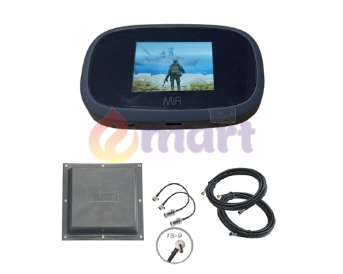 Комплект 4G LTE Wi-Fi роутер Novatel MiFi8800 c MIMO антеною Yust 2х17 дБ + кабелем 2x5м