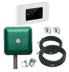 4G роутер ZTE MF920 із зеленою MIMO антеною Energy 2x15dBi + 2x10м