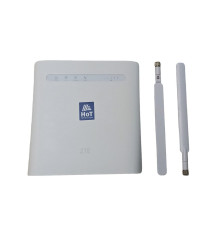 4G WiFi роутер ZTE MF286R з двома антенами 8dBi (Cat.6, 2,4\5 ГГц, 4 LAN, 2 Phone)