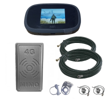 4G WiFi роутер Novatel MiFi8800 з широкосмуговою антеною Rnet MIMO 2x17dBi + 2x10м (824-2700 МГц)
