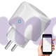 Розумна розетка Wi-Fi SMART Socket з монітором потужності (Smart Life, Tuyasmart)