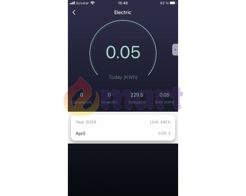 Розумна розетка Wi-Fi SMART Socket з монітором потужності (Smart Life, Tuyasmart)