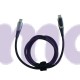 Кабель для швидкого заряджання Toocki Type-C Power Delivery Fast Charge PD, QC3.0 100w з дисплеєм Black, 1 метр