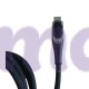 Кабель для швидкого заряджання Toocki Type-C Power Delivery Fast Charge PD, QC3.0 100w з дисплеєм Black, 1 метр