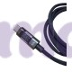Кабель для швидкого заряджання Toocki Type-C Power Delivery Fast Charge PD, QC3.0 60w з дисплеєм Grey, 1 метр