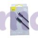 Кабель для быстрой зарядки Baseus Type-C to Type-C 100w с дисплеем Black, 1метр