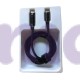 Кабель для быстрой зарядки Baseus Type-C to Type-C 100w с дисплеем Black, 1метр
