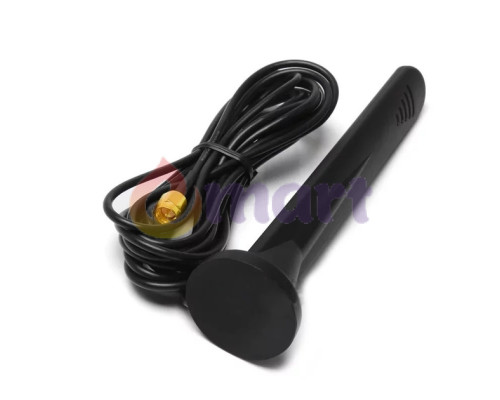 Антена широкосмугова 5G 12dBi (600-6000 МГц, SMA) на магніті 