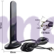 Антенна MIMO 12 dBi (TS9, 600–6000 МГц) на магните для 3G/4G/5G модемов и роутеров
