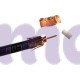 Кабель коаксіальний RG-58U (0,8мм, 50 Ом) – 2 х 10 метрів + 4 х F-роз'єма (MIMO)