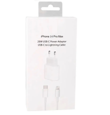 Мережевий зарядний пристрій 20W USB-C Power Adapter USB-C to Lightning Cable (MHJE3ZM)