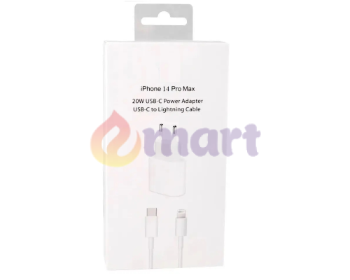 Мережевий зарядний пристрій 20W USB-C Power Adapter USB-C to Lightning Cable (MHJE3ZM) Мережевий зарядний пристрій 20W USB-C Power Adapter USB-C to Lightning Cable (MHJE3ZM)
