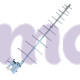 Логопериодическая Антенна 600 - 1200 МГц 14 dBi SMA