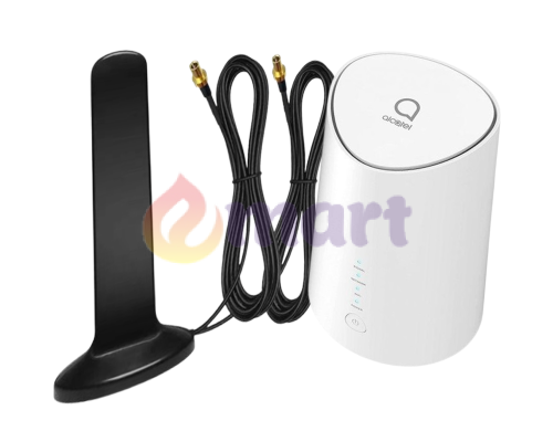 Комплект: 4G LTE Wi-Fi роутер Alcatel HH71 + всеспрямована 5G MIMO антена 12 dBi (магніт, 2×TS-9, 600–6000 МГц, 2×3 м) Комплект: 4G LTE Wi-Fi роутер Alcatel HH71 + всеспрямована 5G MIMO антена 12 dBi (магніт, 2×TS-9, 600–6000 МГц, 2×3 м)