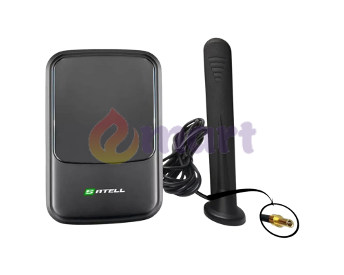4G LTE Wi-Fi роутер SATEL F3000 (TS-9, 3000 мАг) + широкосмугова 5G антена 12-15 dBi на магніті (600-6000 МГц) 4G LTE Wi-Fi роутер SATEL F3000 (TS-9, 3000 мАг) + широкосмугова 5G антена 12-15 dBi на магніті (600-6000 МГц)