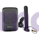 4G LTE Wi-Fi роутер SATEL F3000 (TS-9, 3000 мАг) + широкосмугова 5G антена 12-15 dBi на магніті (600-6000 МГц)
