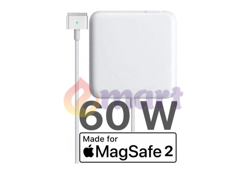 Зарядний пристрій для ноутбука Apple MagSafe 2 PA-60W (3,65A|16,5V|60W) (AC-вилка в подарунок)